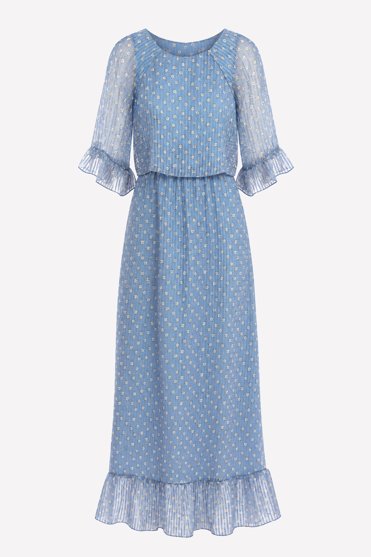 FLORA - Silk dress Monet