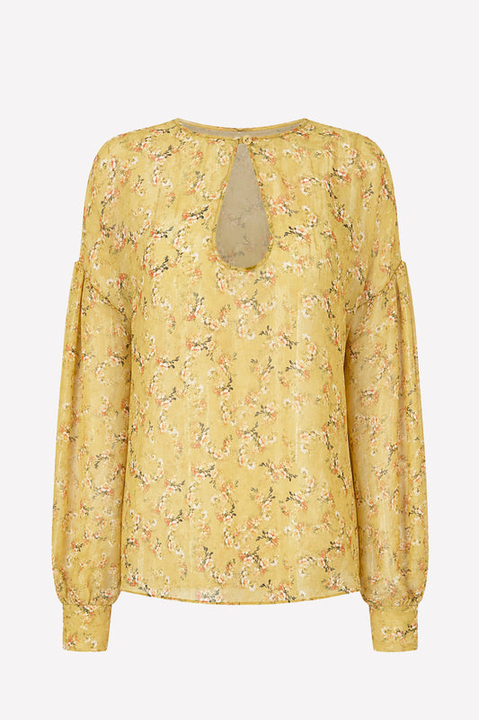 LEA - Silk blouse Goldie