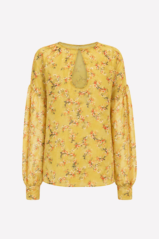 LEA - Silk blouse Goldie