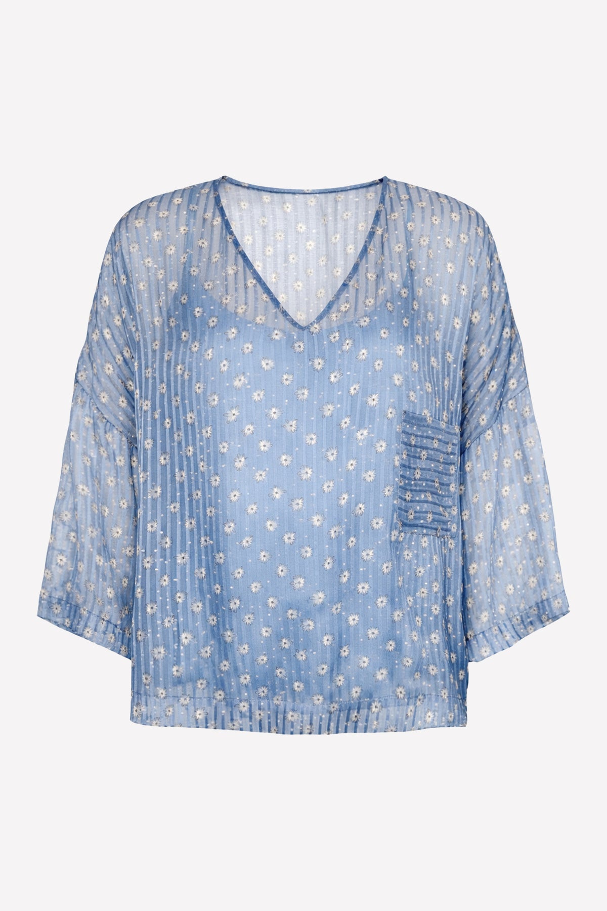 EVA - Blusa over in seta Monet
