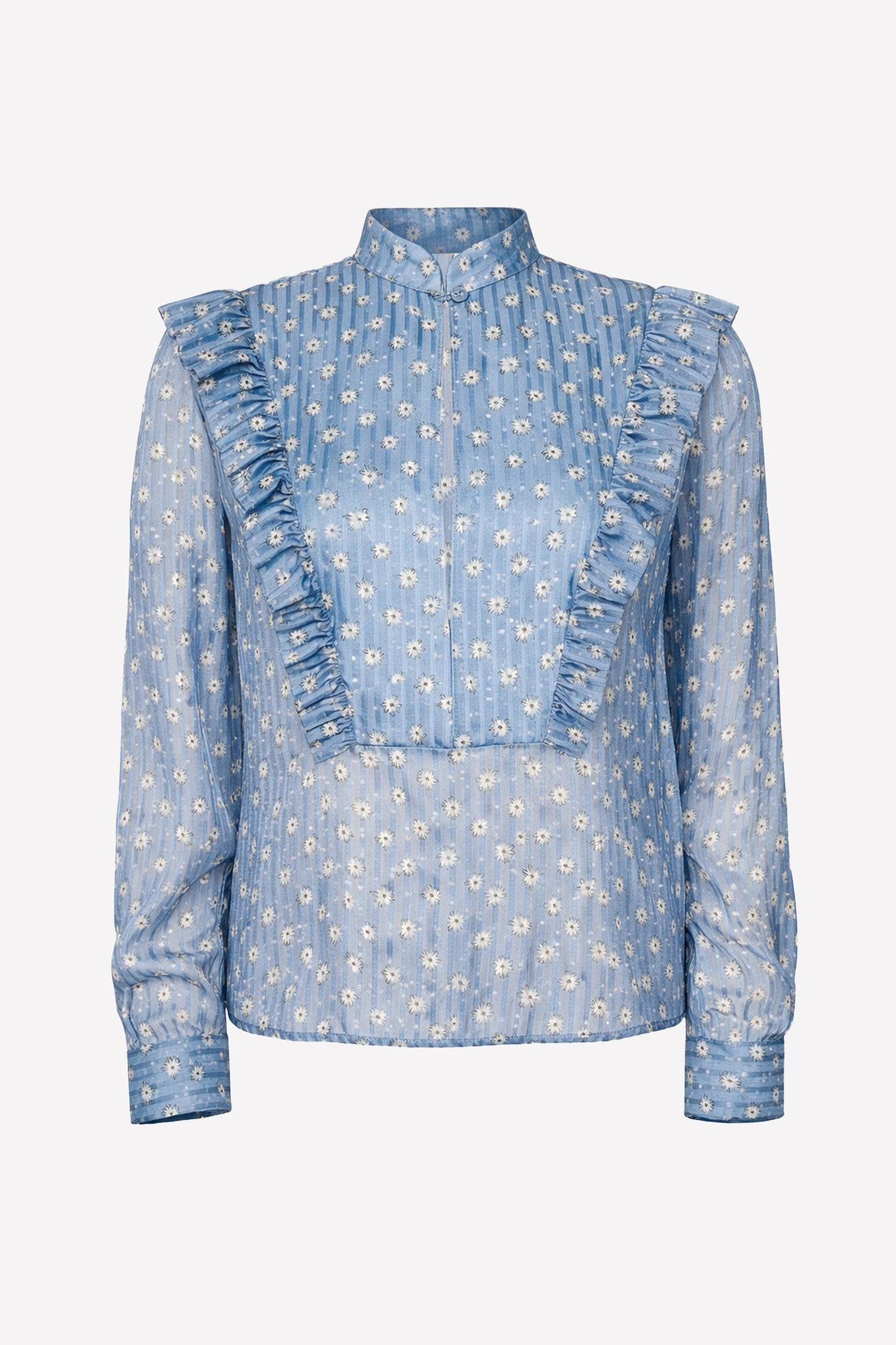 CELESTE - Silk blouse Monet