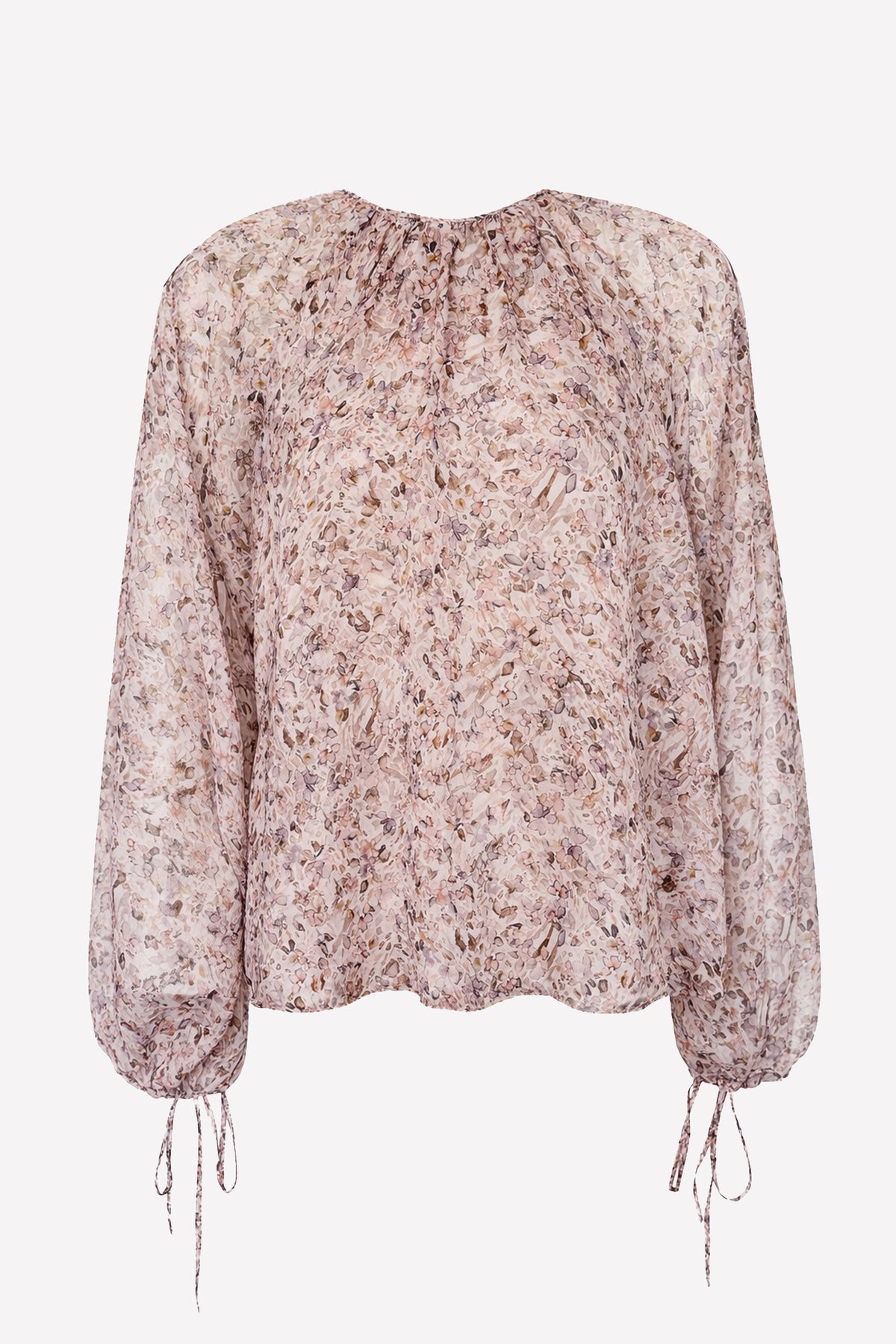 LUCREZIA - Boxy silk blouse Boxy