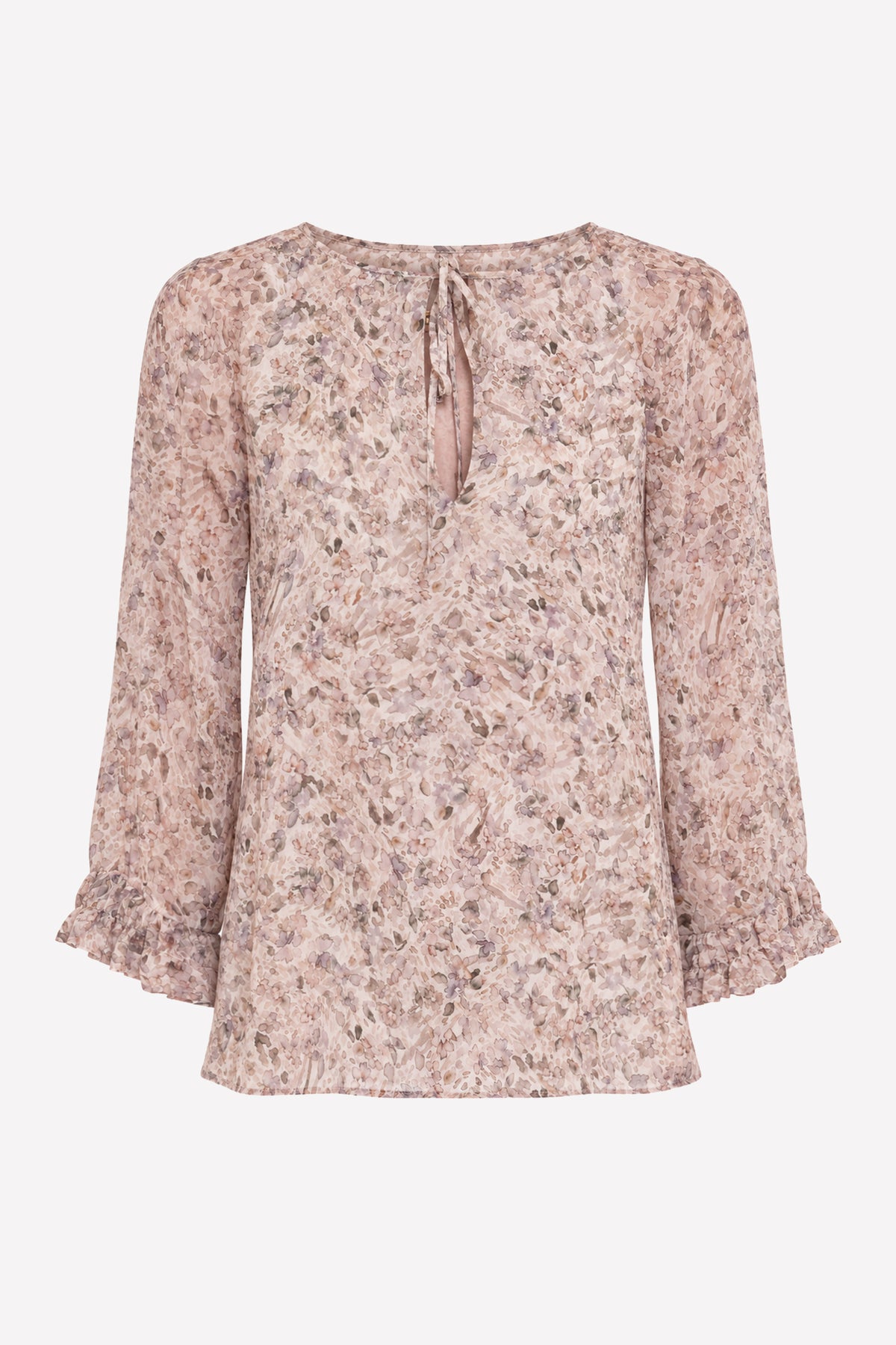 MIRIAM  - Blusa in seta Jardin