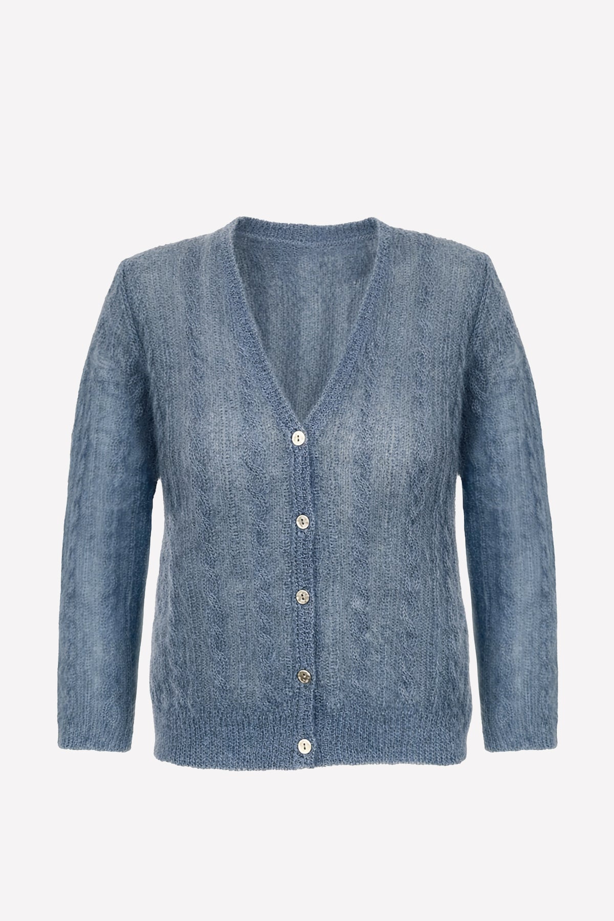 ELVIRA - Cardigan in mohair Bretagne