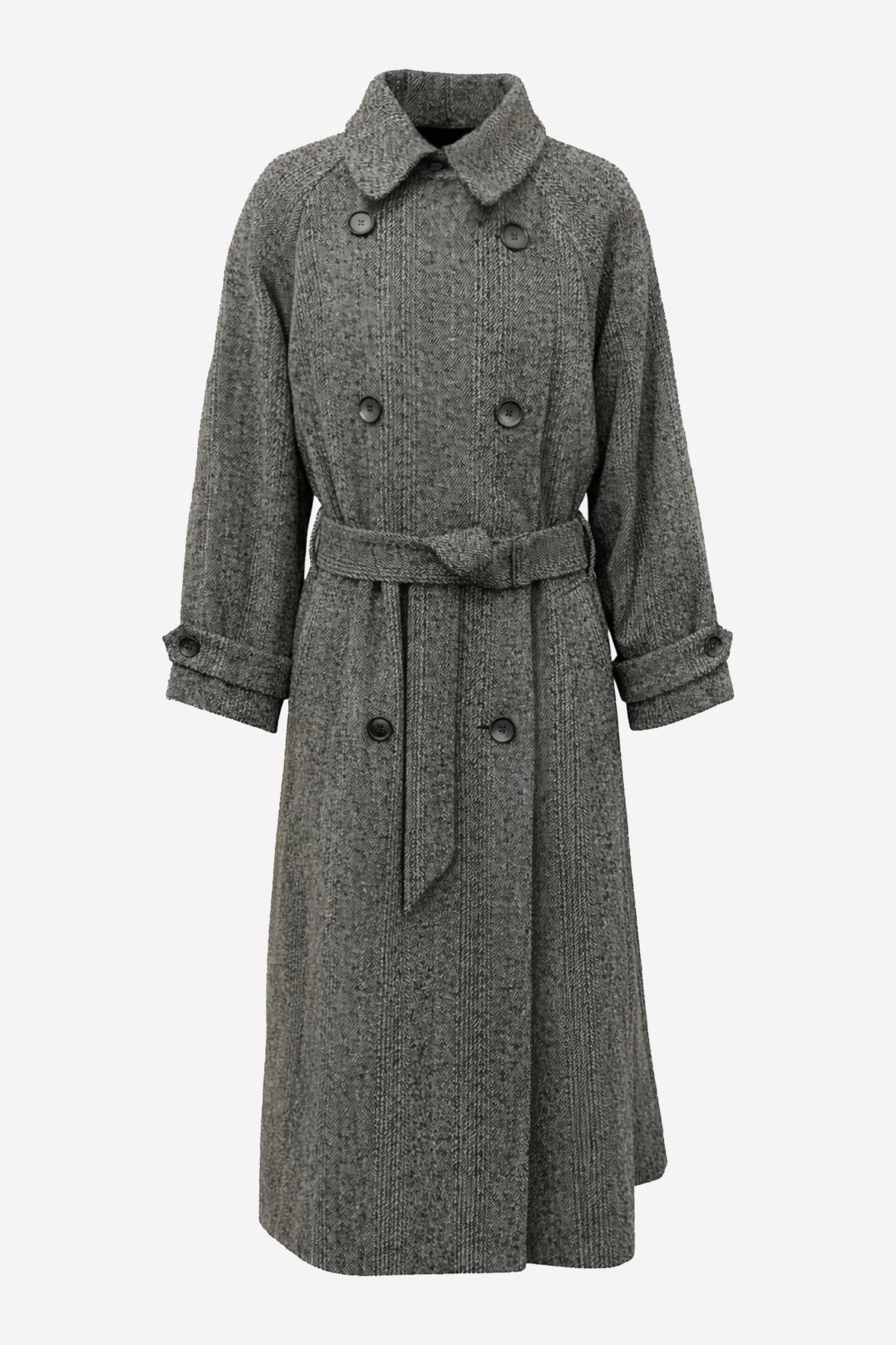 JOSEPHINE - Wool coat Saltpepper