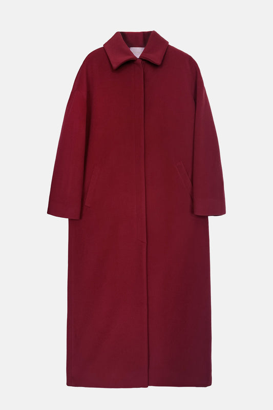 ILDA - Cashmere and wool coat Melograno