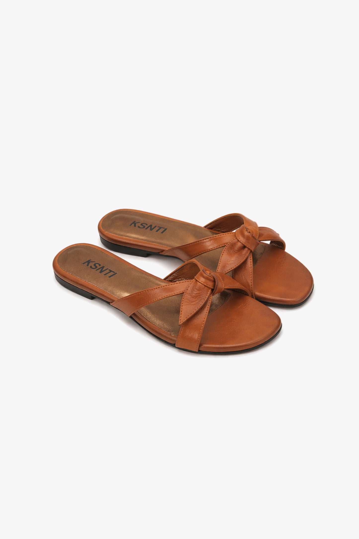 KAIA - Flat sandals Brown