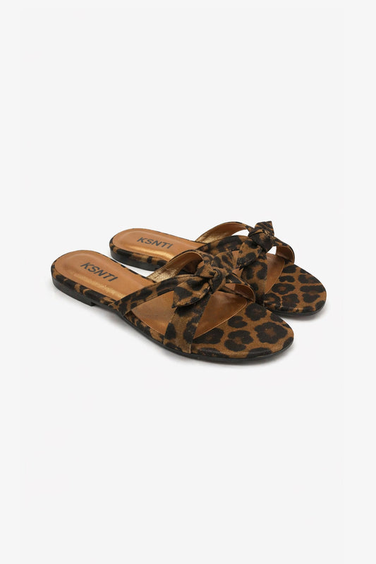 KAIA - Sandali flat animalier