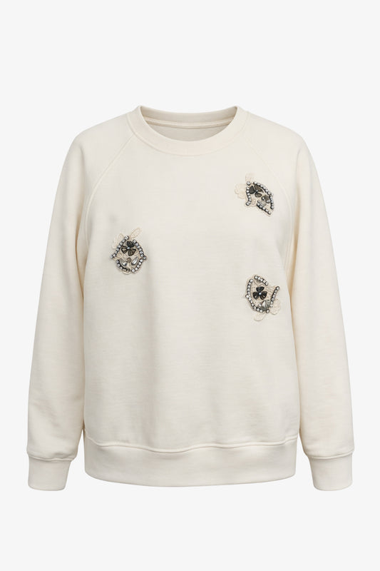 BEATRICE - Felpa in cotone Campus