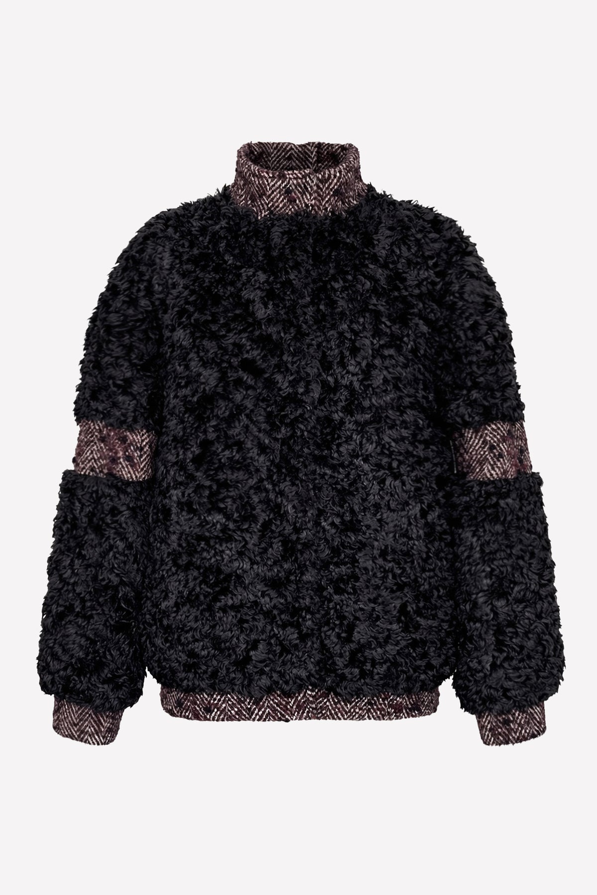 SELENE - Oversized eco-fur bomber jacket Downtown