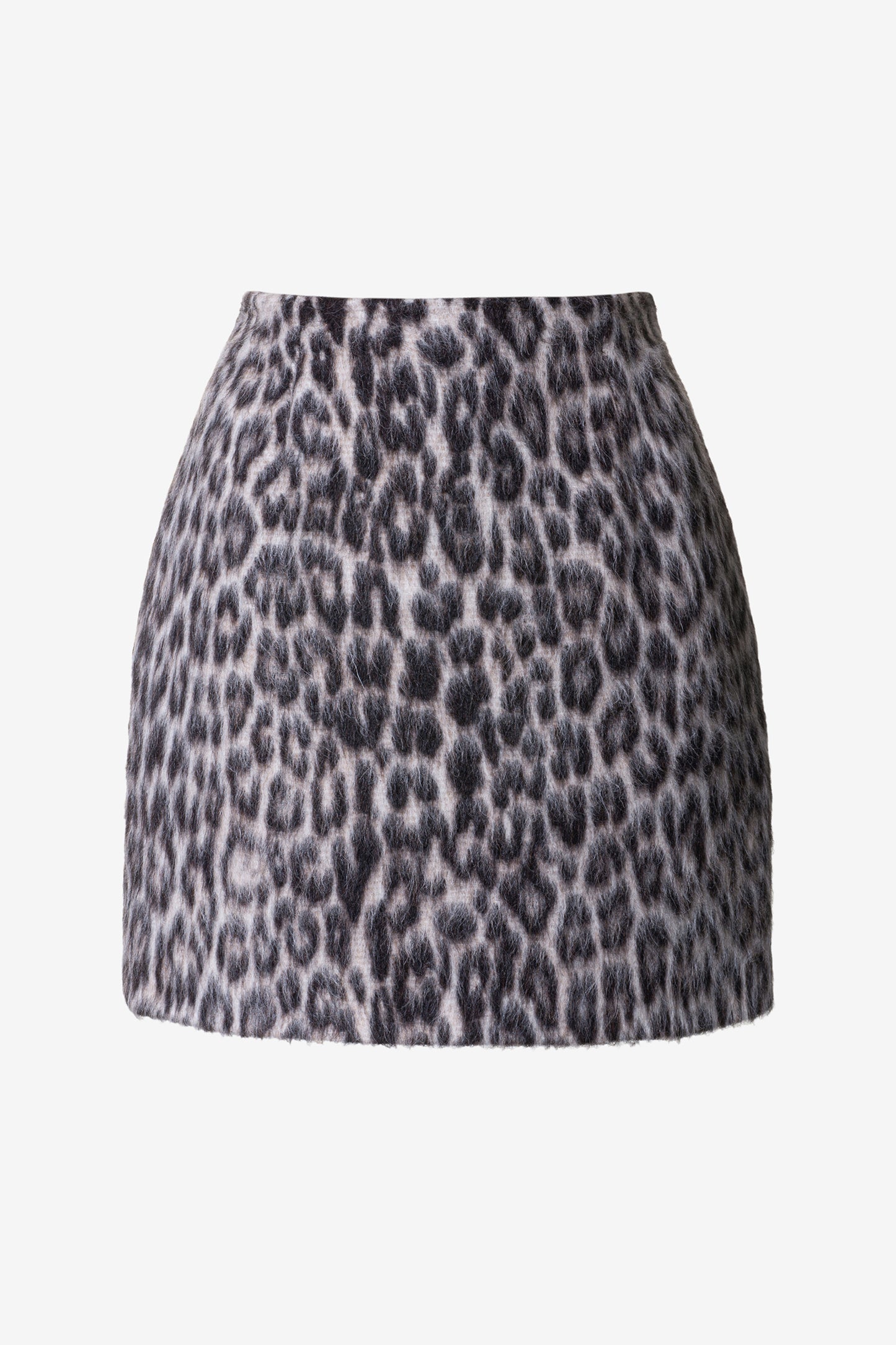 SIENNA - Animal print wool skirt
