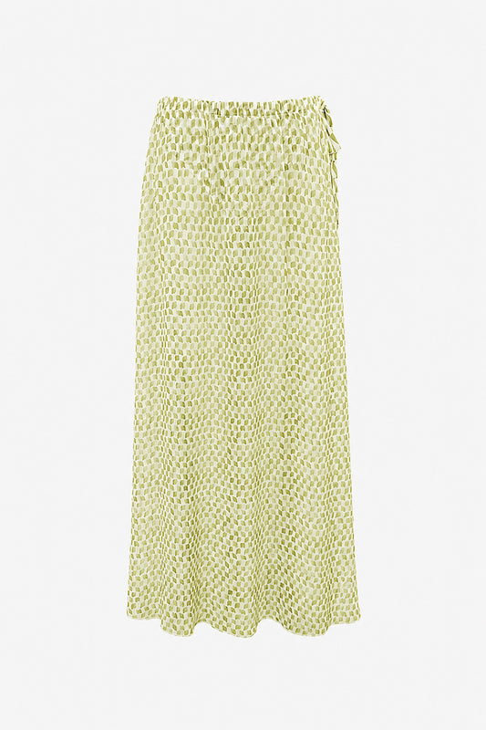PENELOPE - Silk skirt Brush