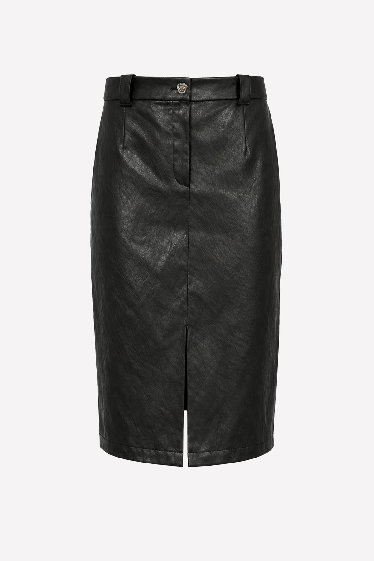 COSTANZA - Gonna in eco-leather Rock