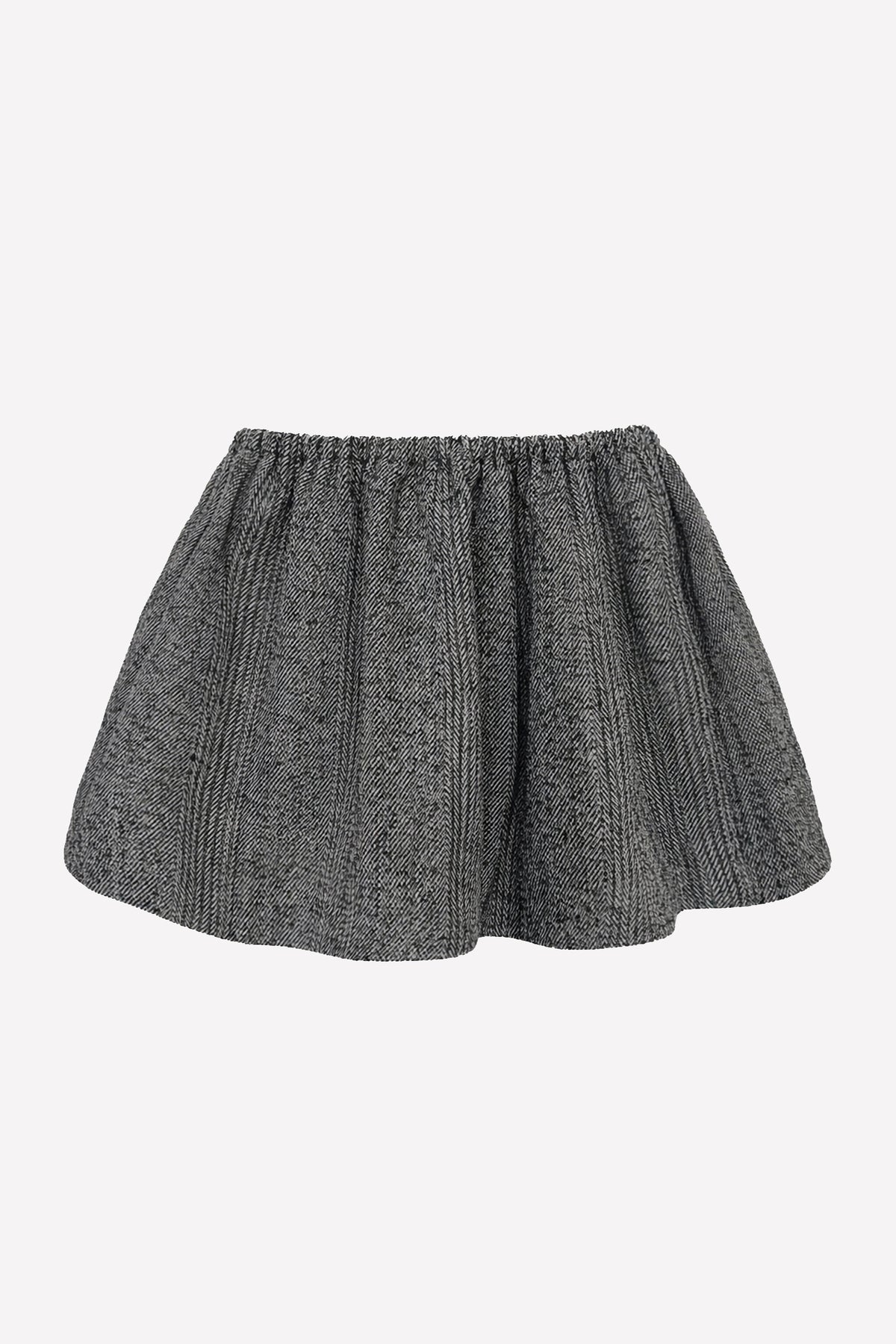 ELETTRA - Wool skirt Saltpepper