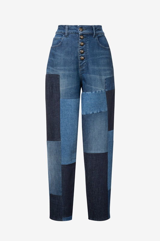 GIADA - Jeans patchwork Reborn