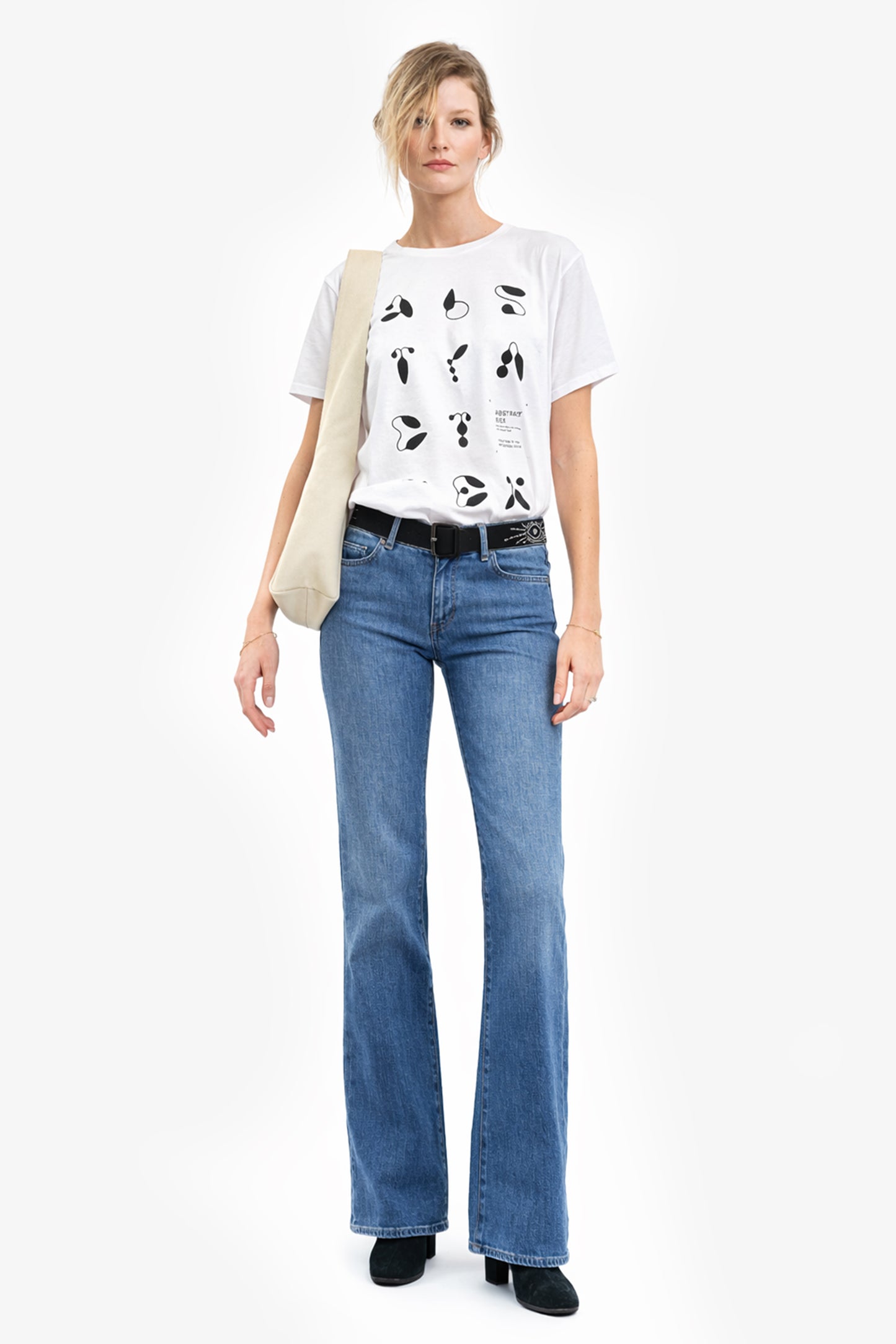 LUCILLA - Jeans Flare a vita bassa