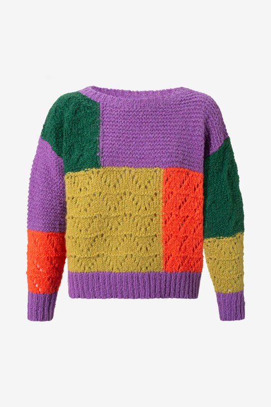 NELLY - Color block sweater