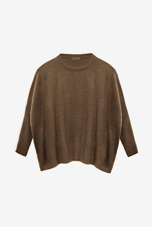 CORTECCIA - - Wool and cashmere poncho