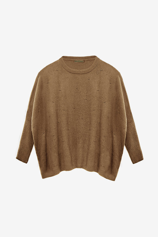 NOCCIOLA -  - Wool and cashmere poncho