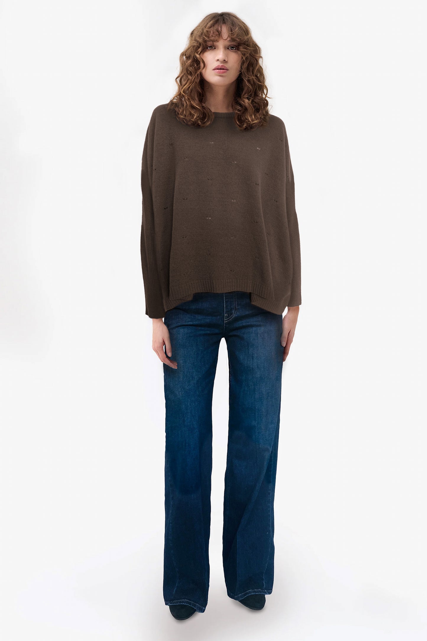 TERRA - Poncho in wool and cashmere