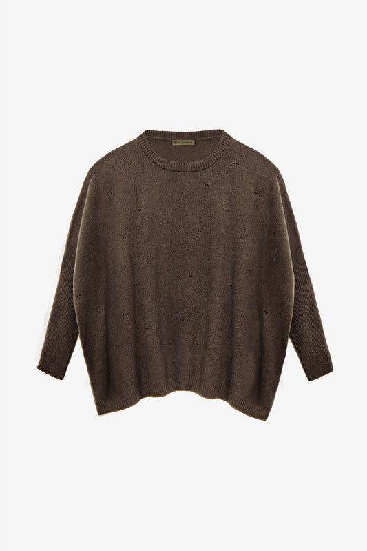 TERRA - Poncho in wool and cashmere