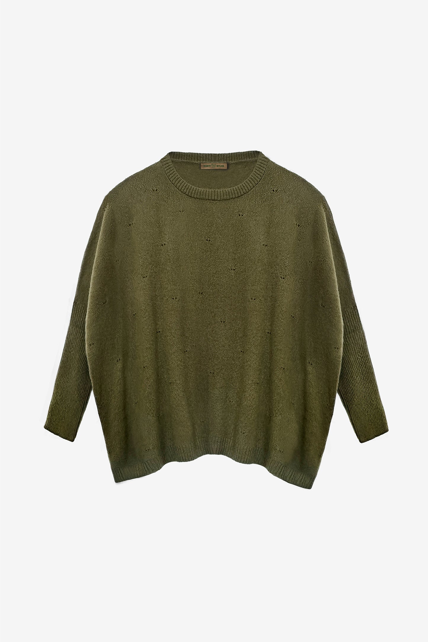 ULIVO - Poncho in wool and cashmere