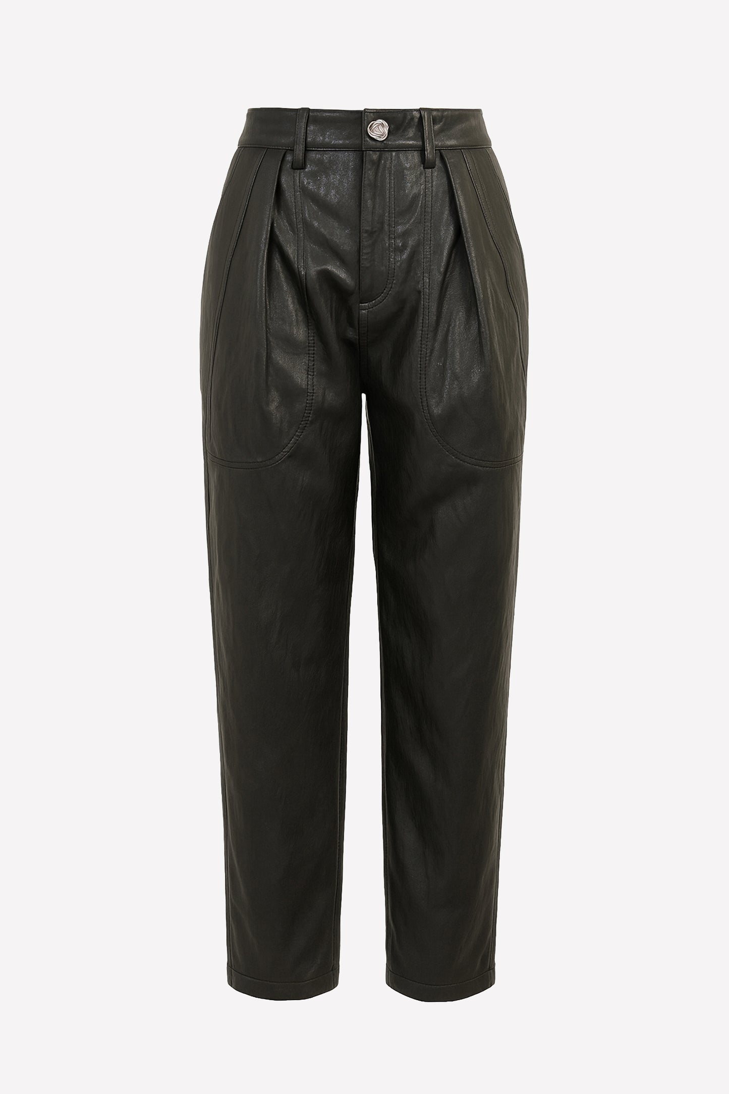 STELLA - Pantalone in eco-leather Rock