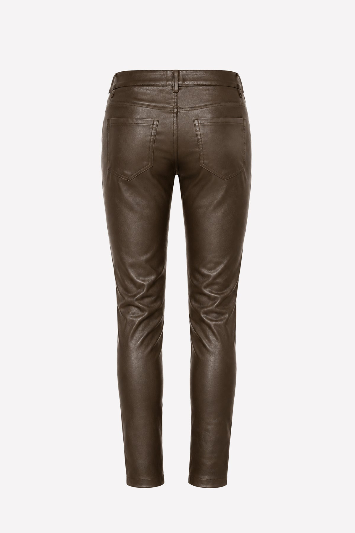 AMALIA - Pantaloni in eco-leather Rock
