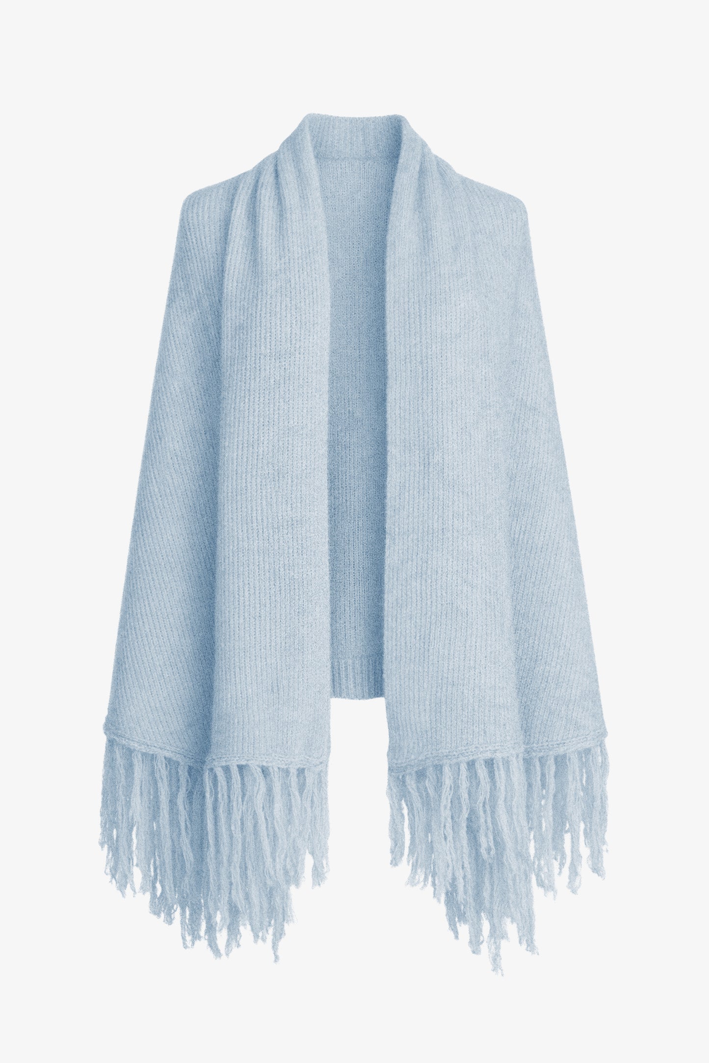 AZZURRA - Alpaca and cashmere poncho