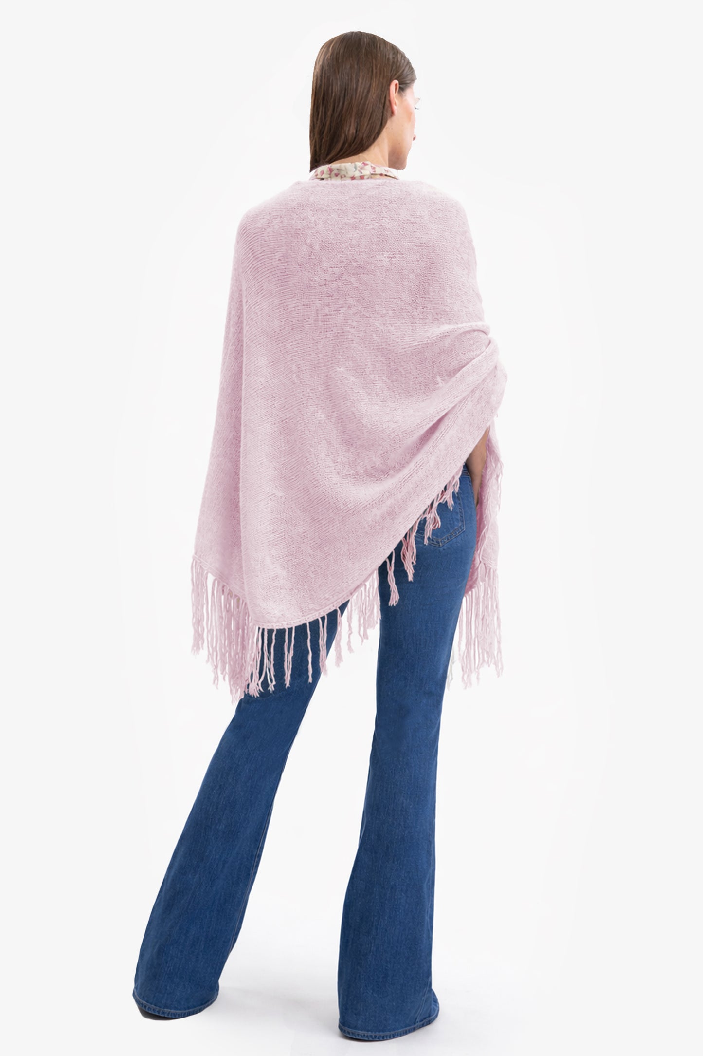 MALVA - Poncho in alpaca e cashmere