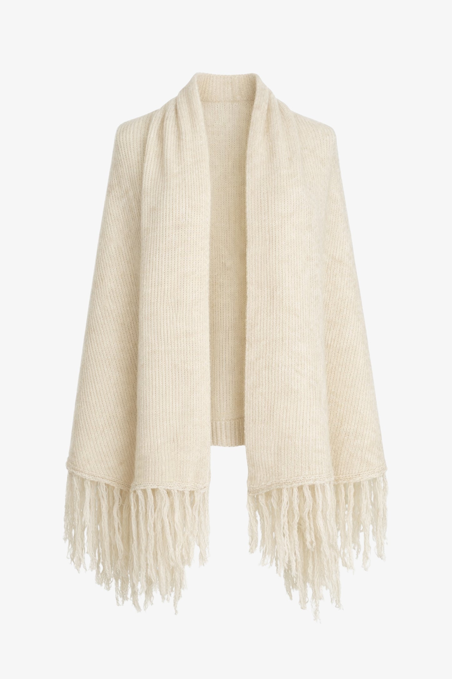PERLA - Poncho in alpaca e cashmere