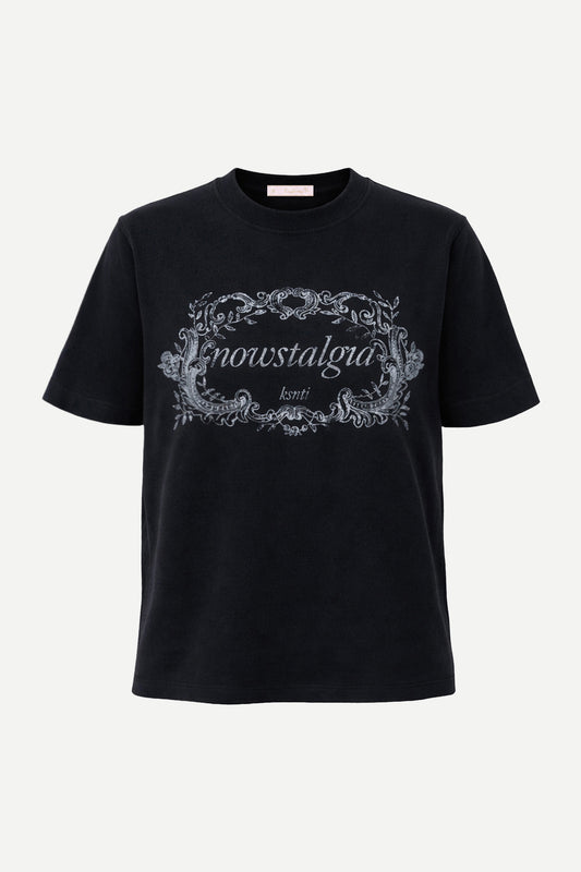 EMILIA - T-shirt in jersey di cotone Nowstalgia