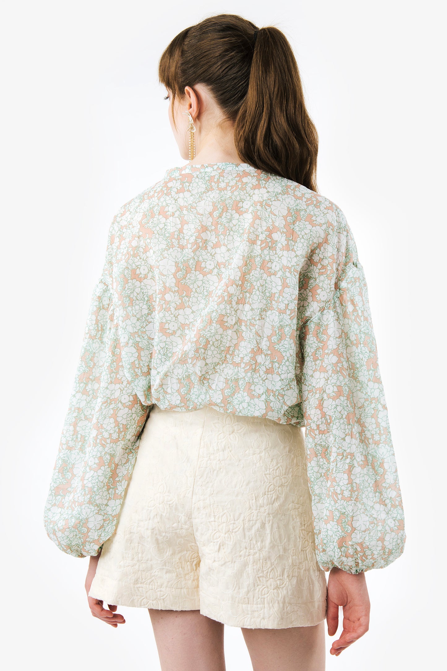 ELIANA - Blusa in cotone Peonia