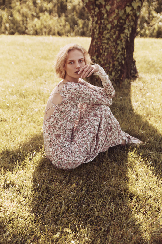 ANNIE - Jersey Dress Jardin