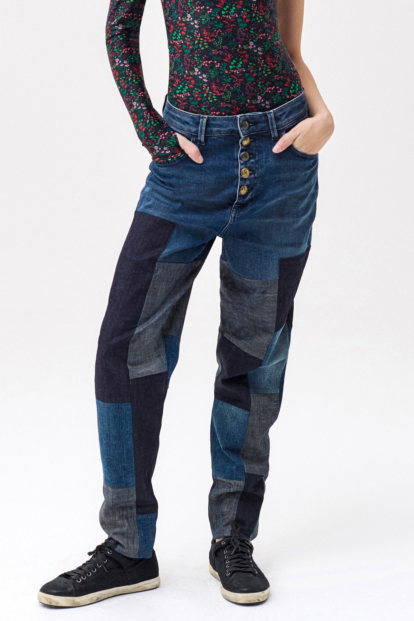 GIADA - Jeans patchwork Reborn