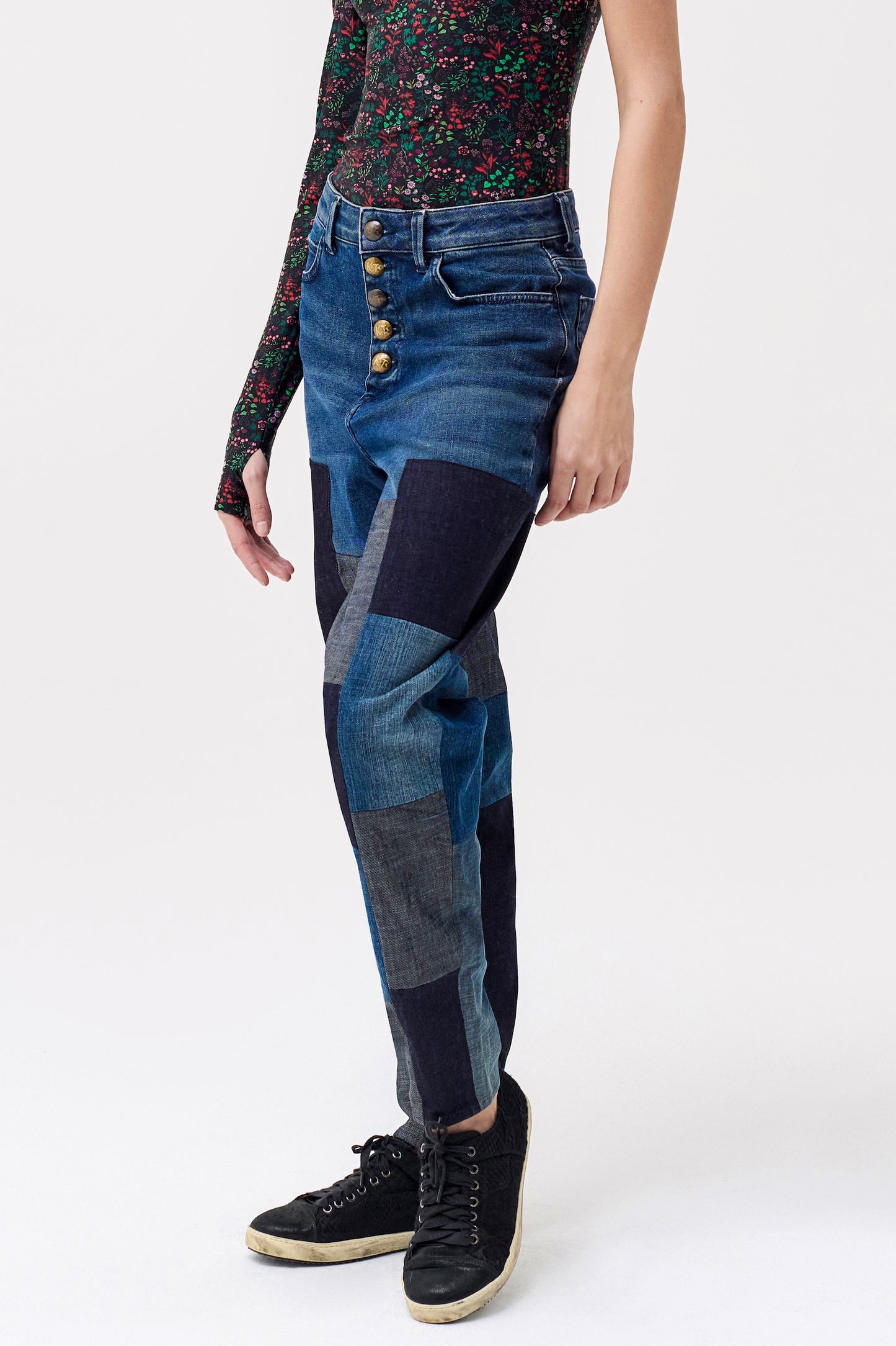 GIADA - Jeans patchwork Reborn