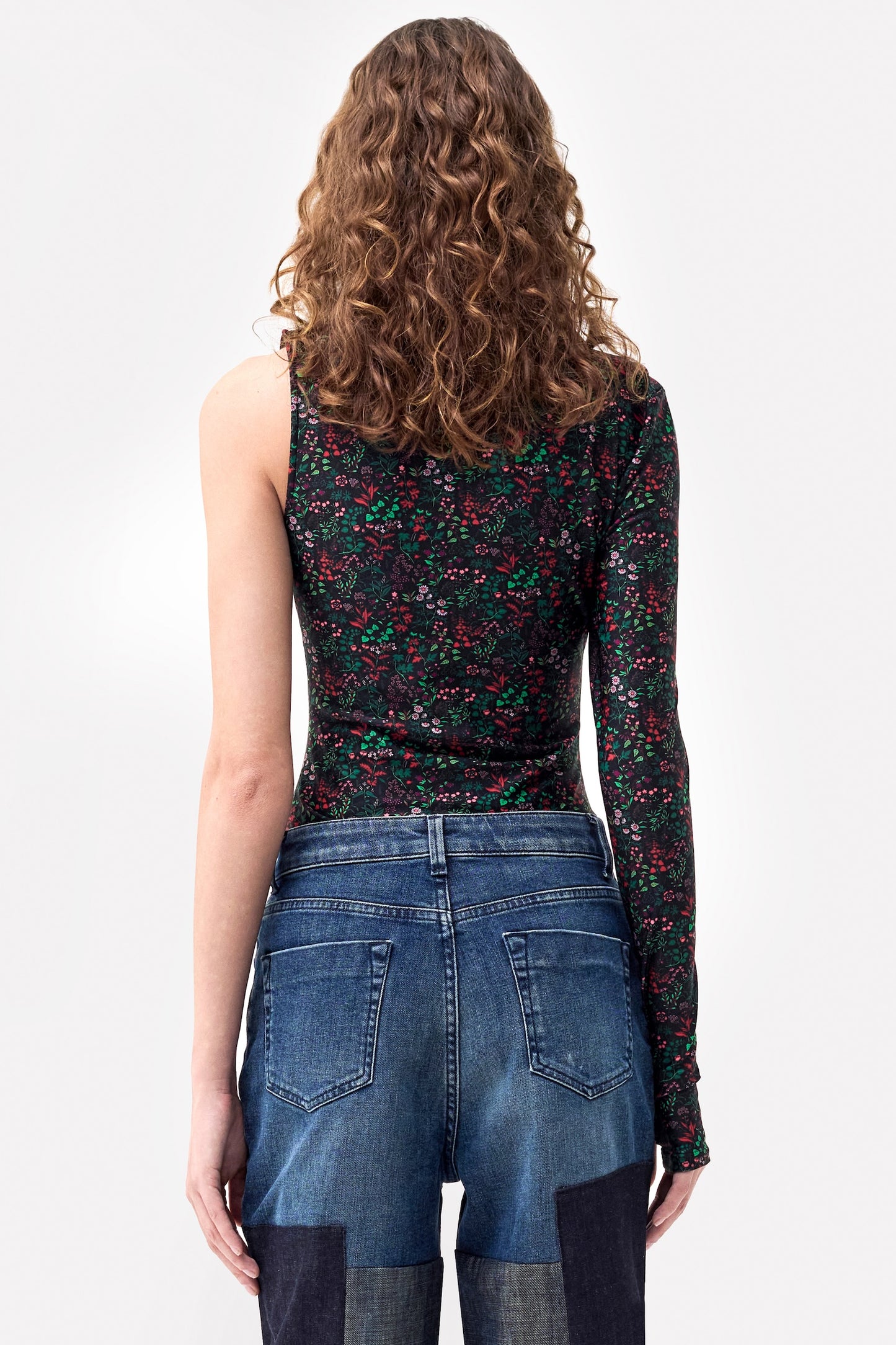 VERA - One shoulder top Forest