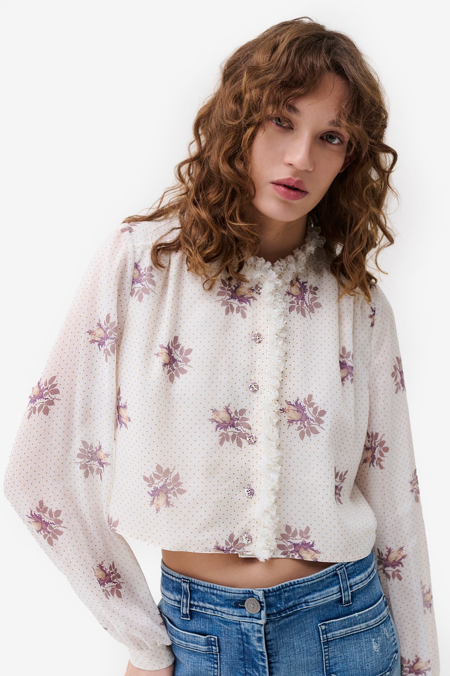 ARIANNA - Crew-neck shirt Blossom