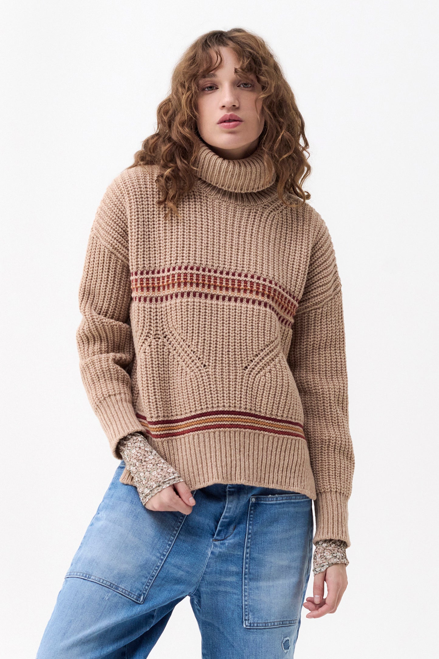 ANNA - Turtleneck wool merino Chalet