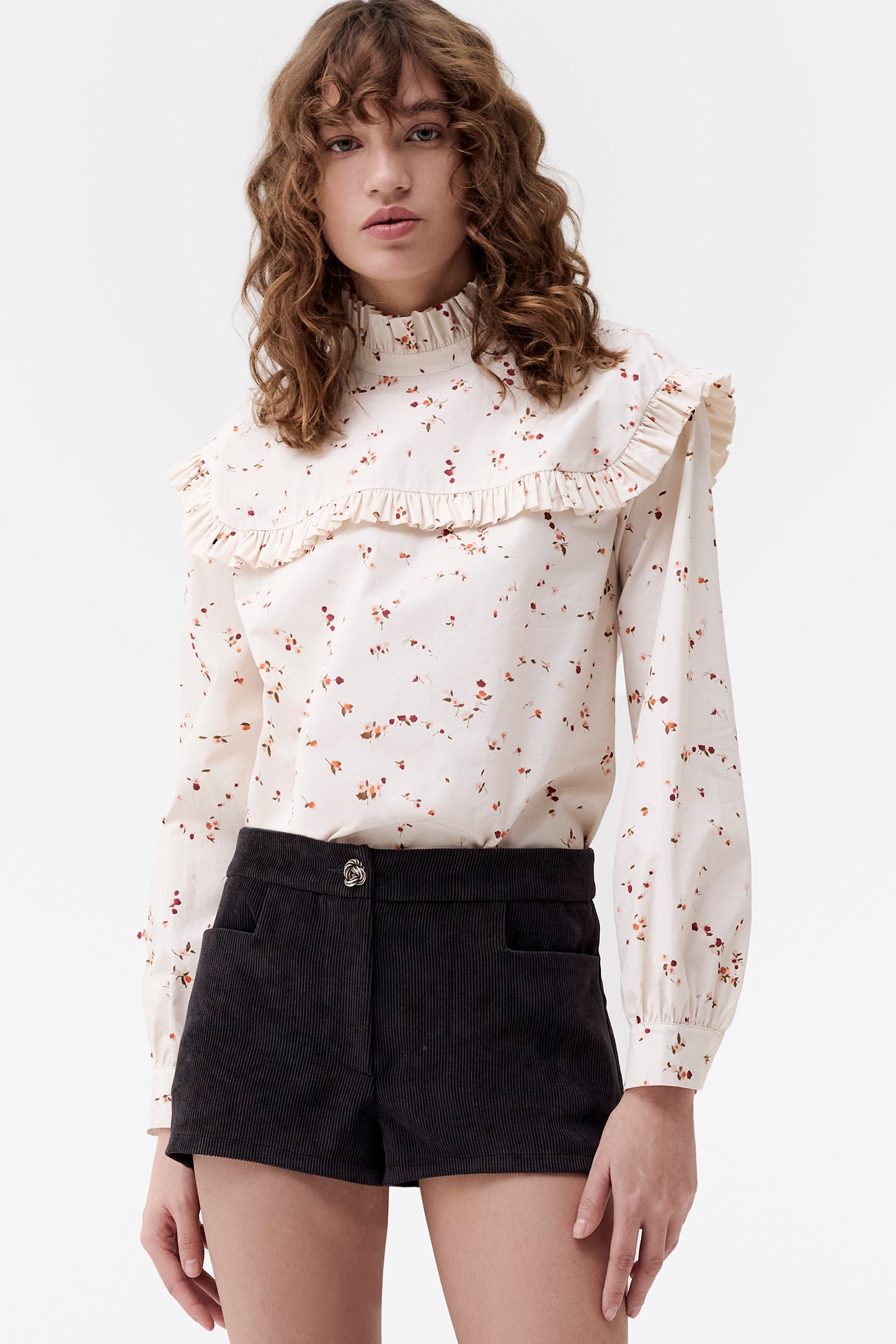 CRISTINA - Cotton blouse Autumn