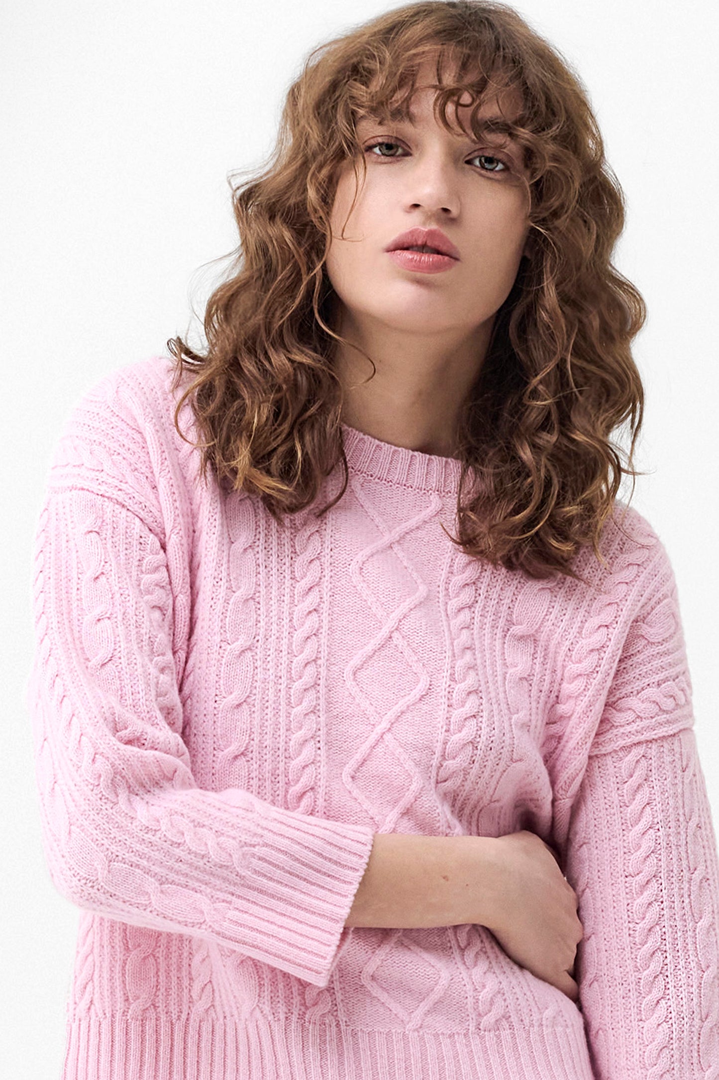 CAMELIA - Merino wool sweater Diamond