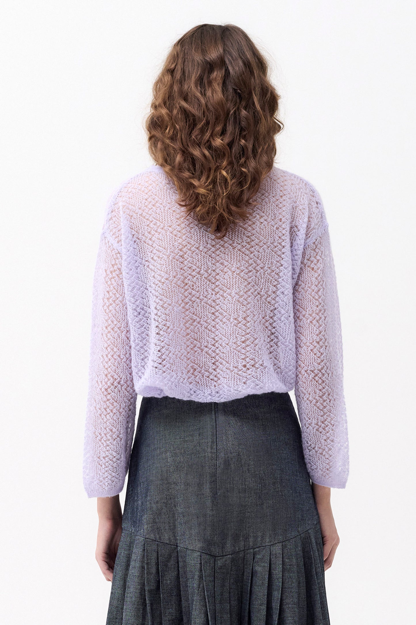 JASMIN - Mohair and alpaca sweater Pastel