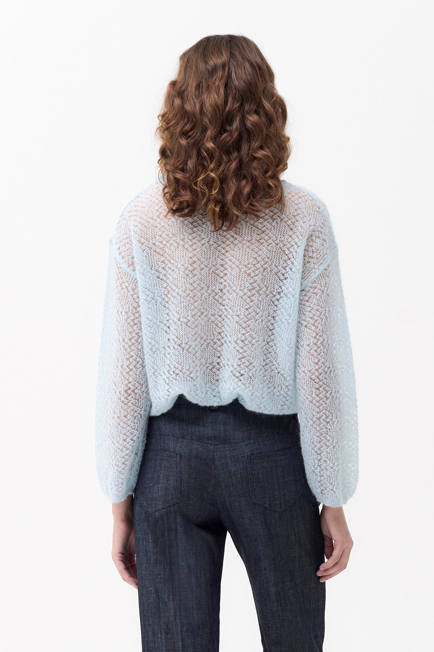 ILARIA - Mohair and alpaca sweater Pastel