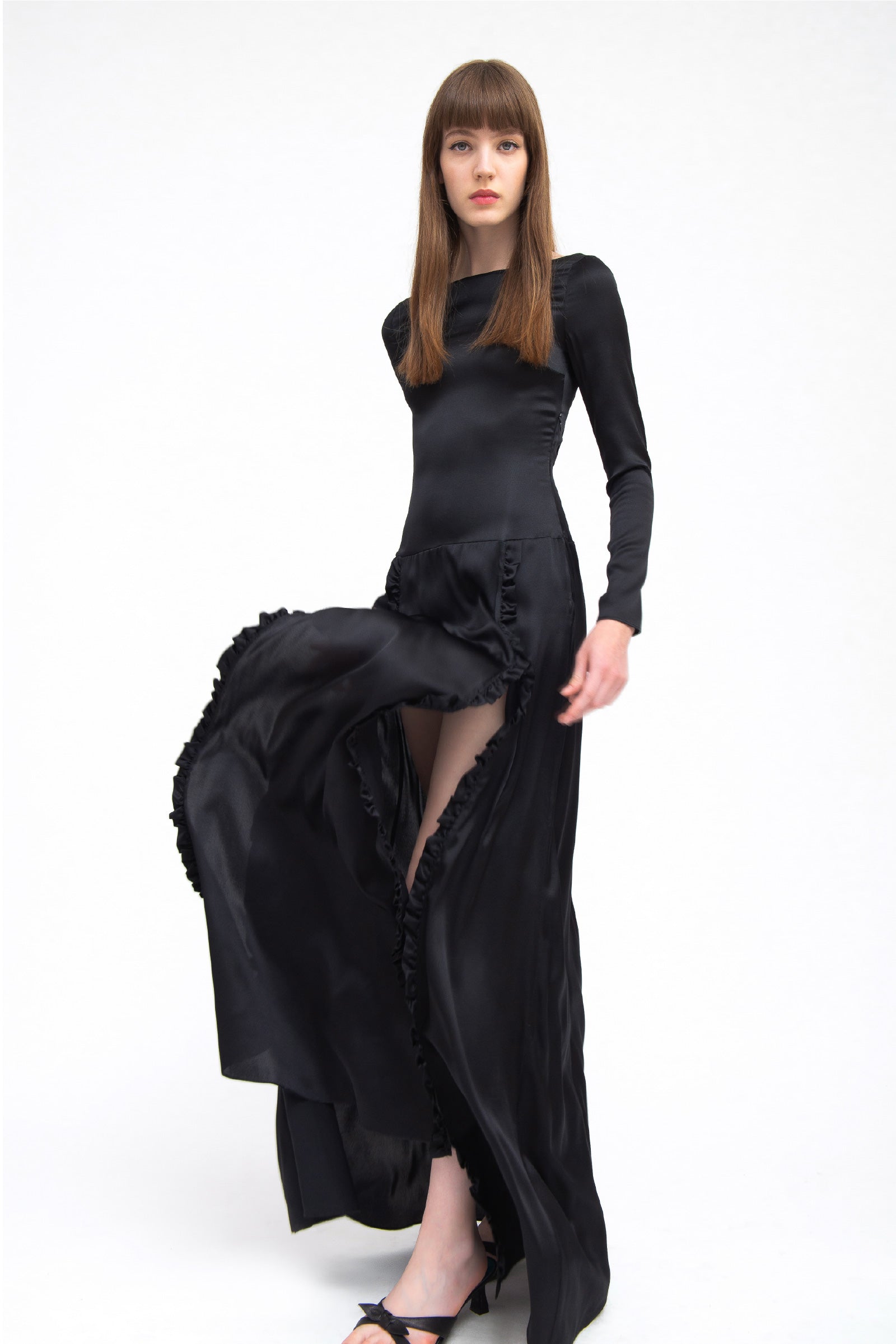 Kristina Ti NOCTURNA - Long silk dress