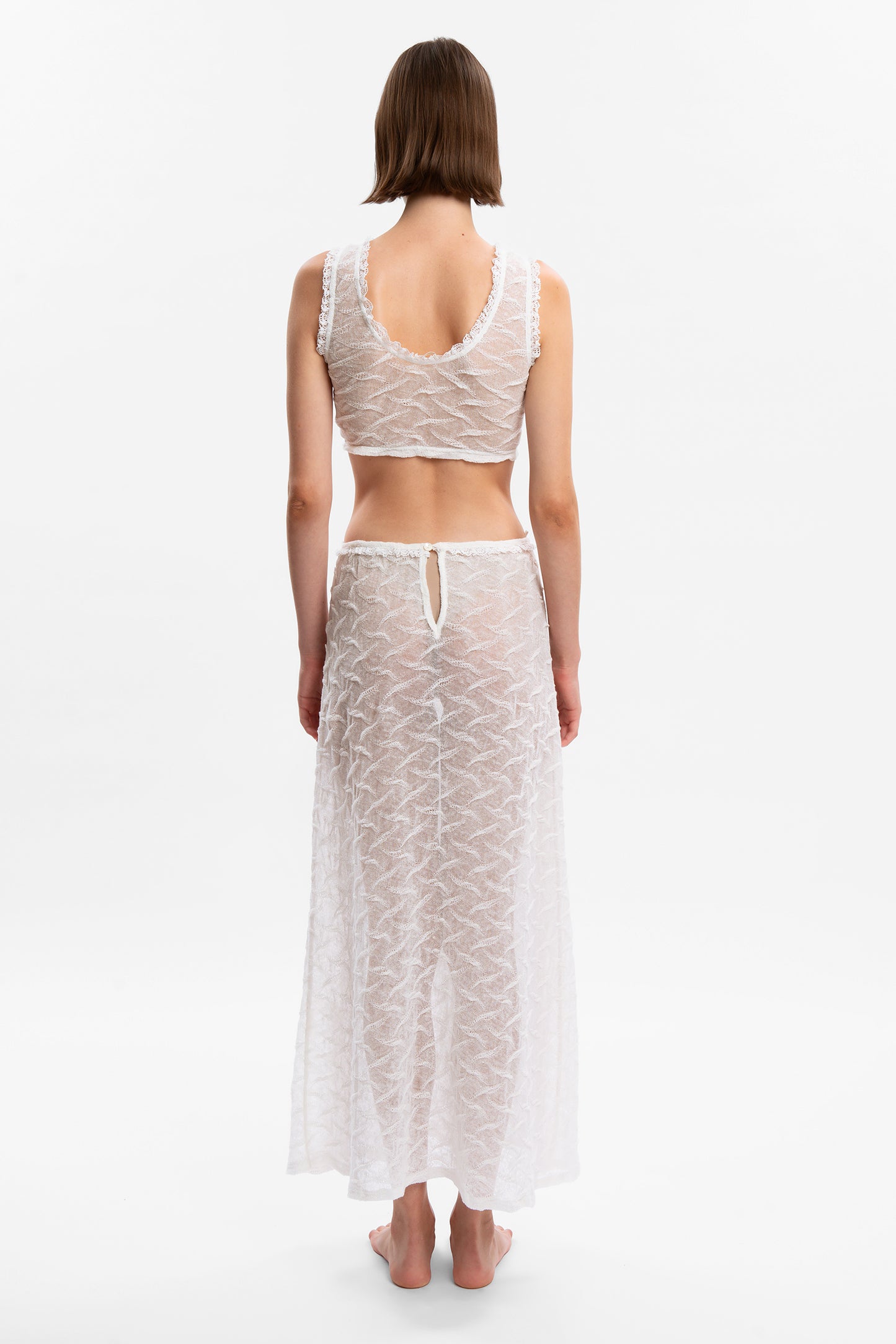 JULIETTE - Linen Jersey Skirt Marea