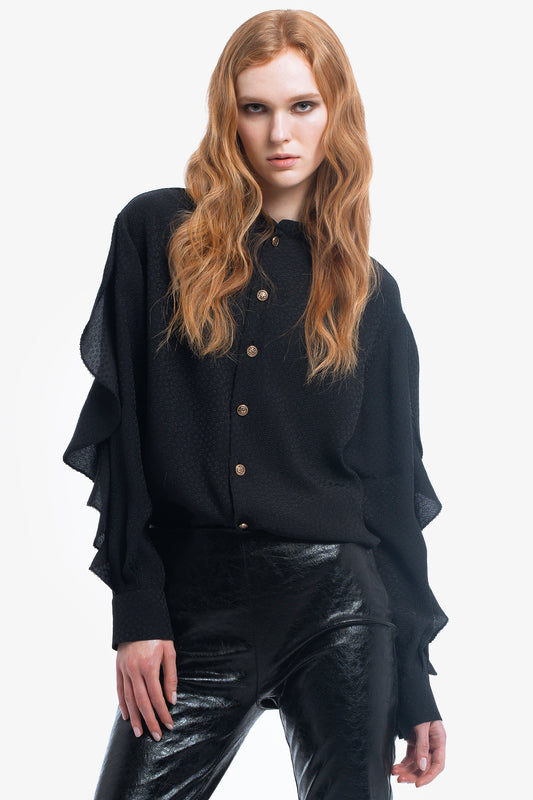 DORA - Creponne shirt Boheme