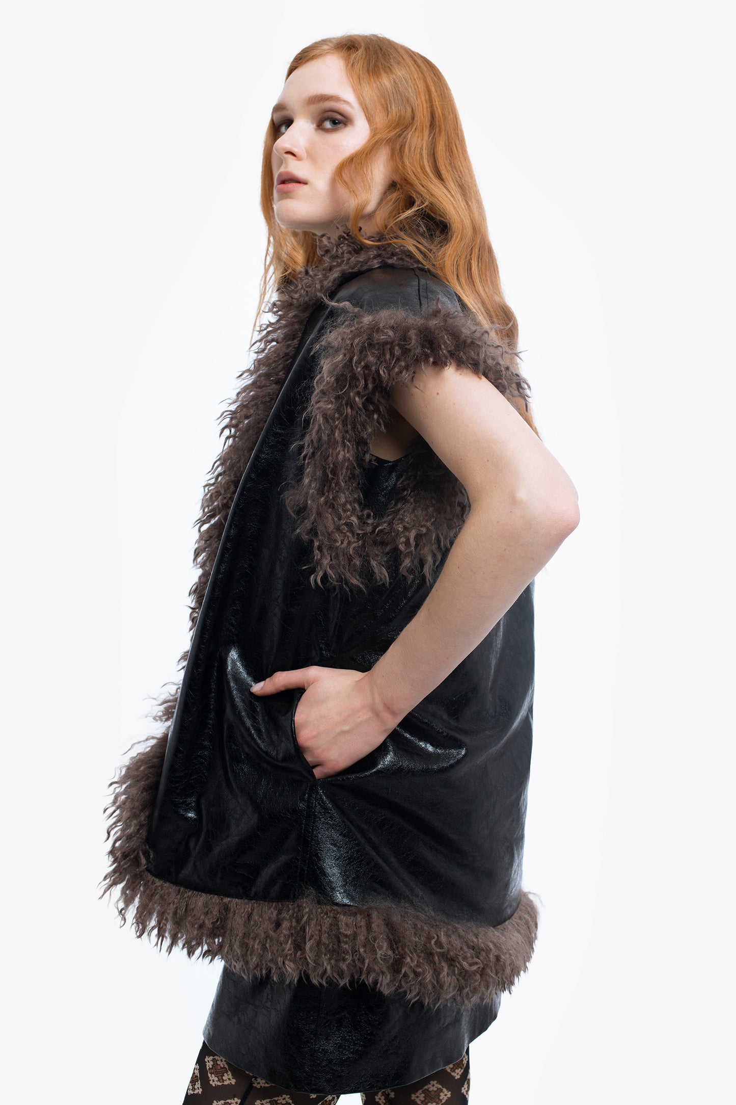 SIENNA - Gilet double face Sauvage
