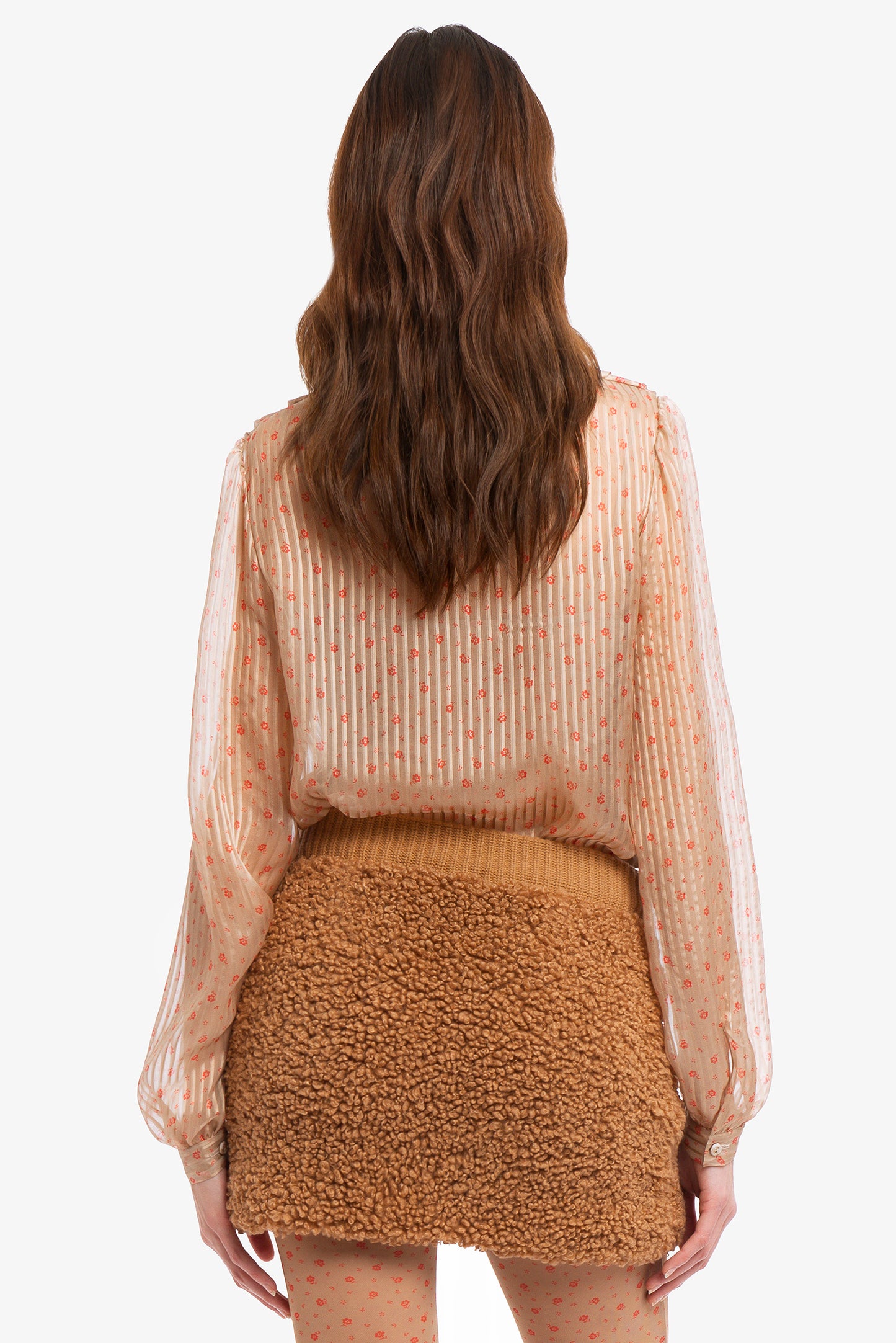 FIAMMETTA - Blusa in seta Decò