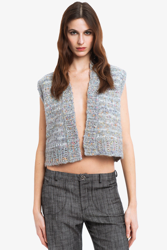 MIRANDA - Gilet crop Candy
