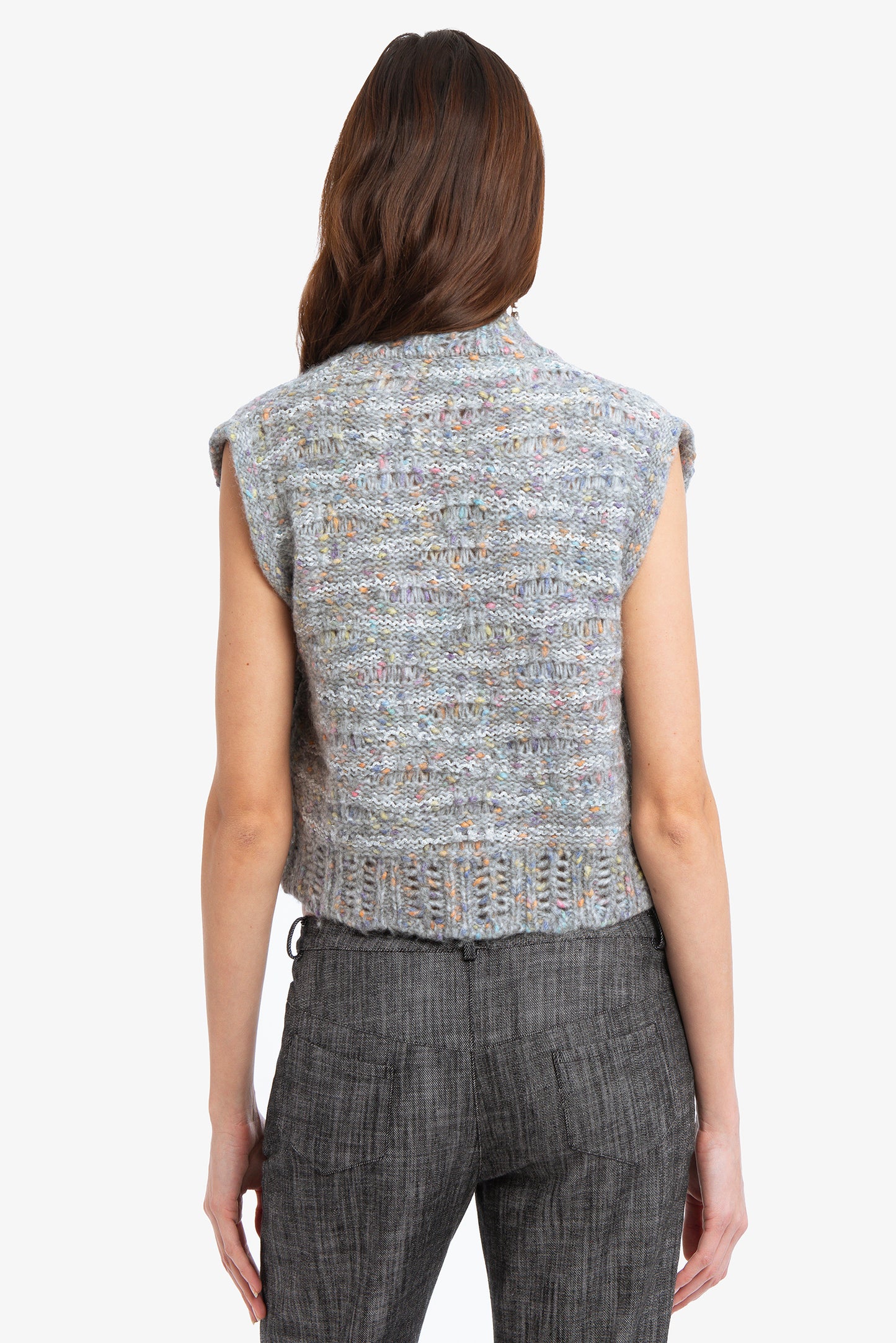 MIRANDA - Gilet crop Candy